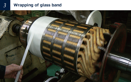 3 Wrapping of glass band